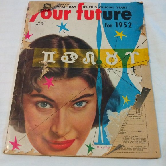 Unique Vintage Accents Vintage Astrology Horoscope Your Future For